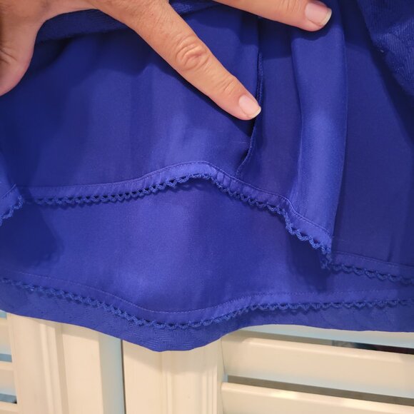 HD in Paris by Anthropology Sapphire Blue Empire Waist Dress - Picture 14 of 15